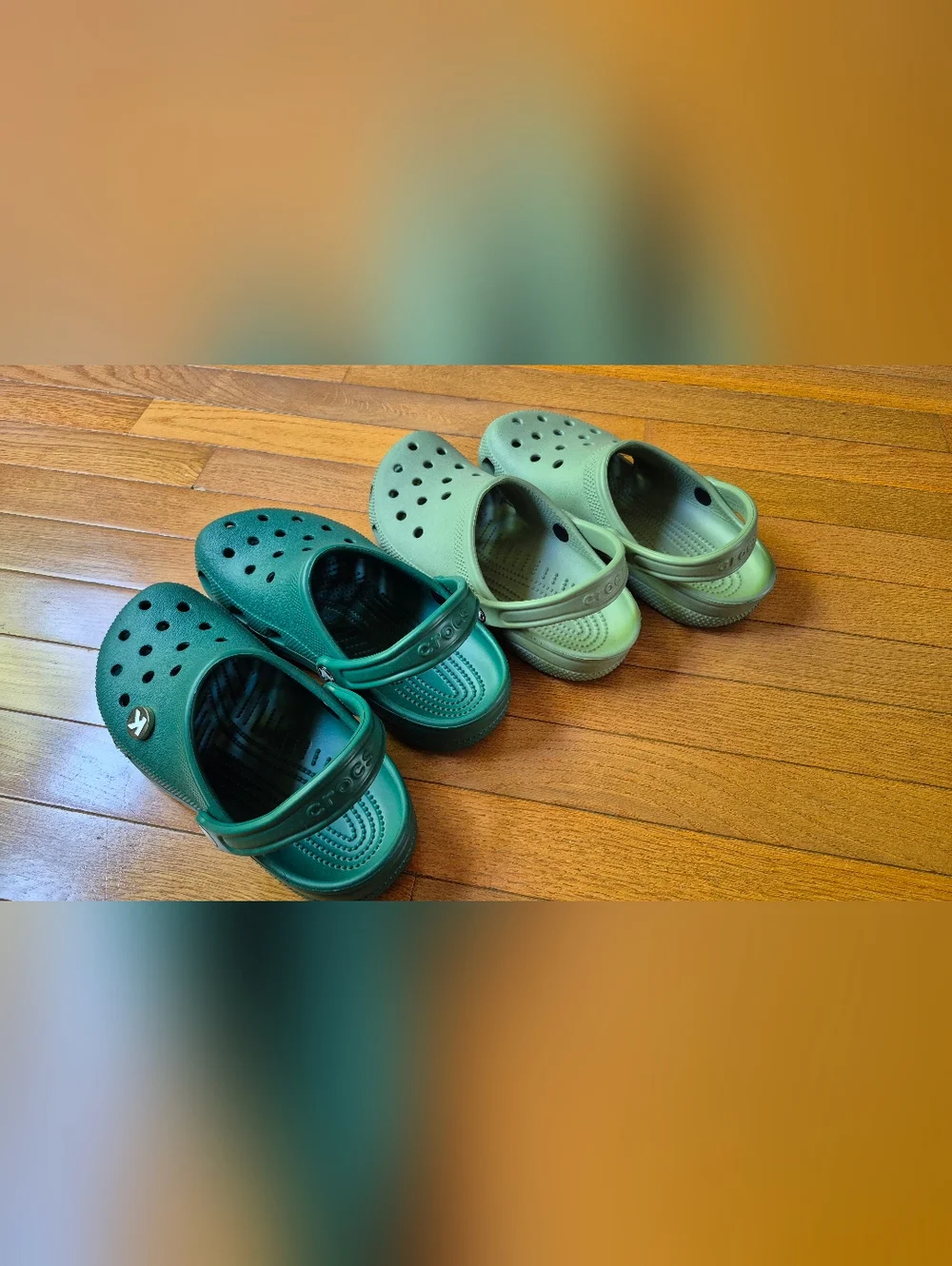 Emerald Green Crocs - Nearly New! - Picture 7 of 7